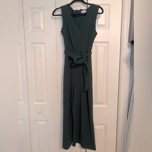 Green jumpsuit
